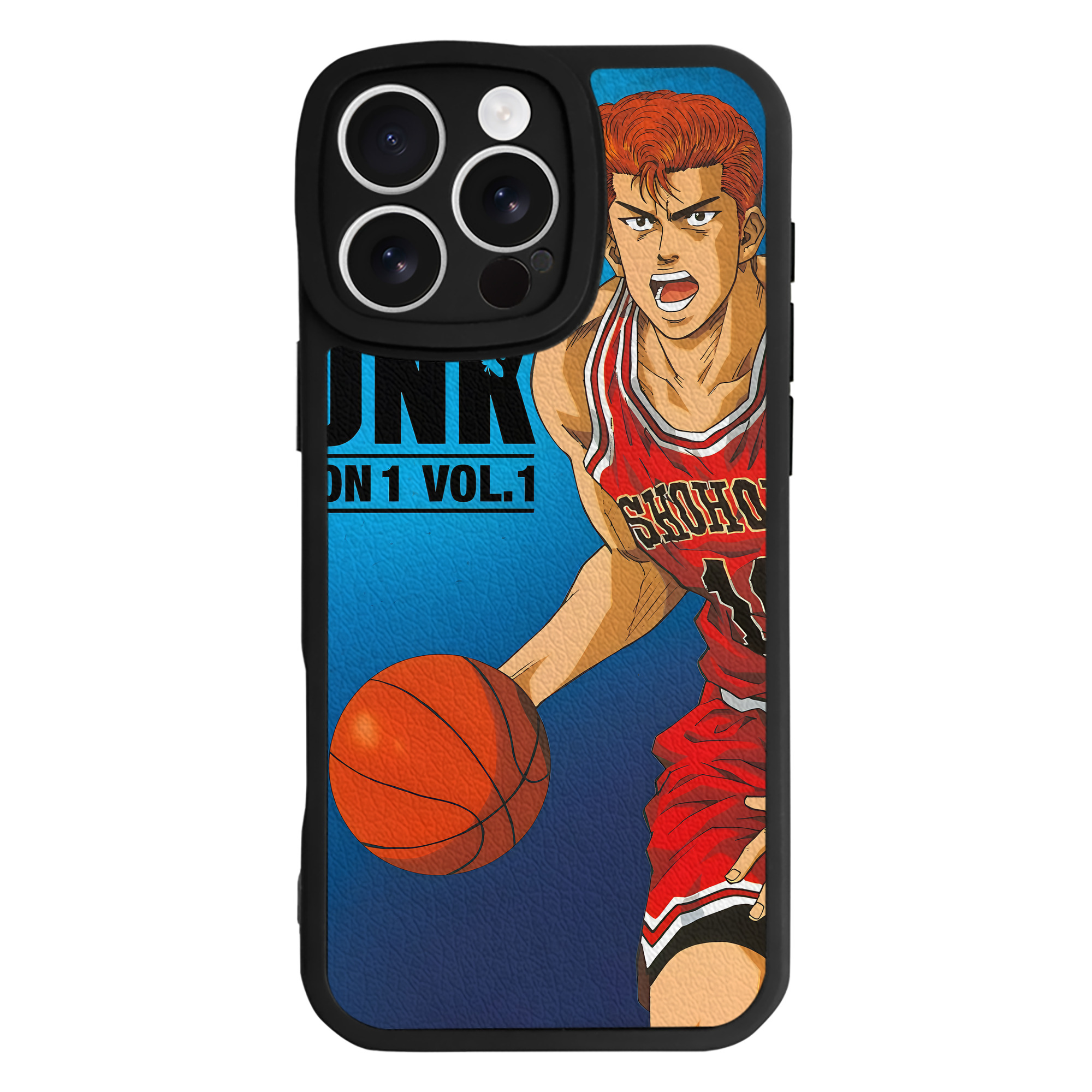 （画像用） SLAM DUNK／スラムダンク 【iPhone 16シリーズ対応】シリコンスマホケース（レザー調） 材質：シリコン